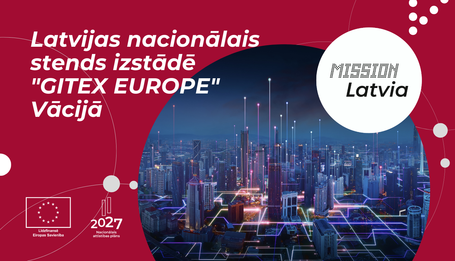 Latvijas nacionālais stends "Gitex Europe"