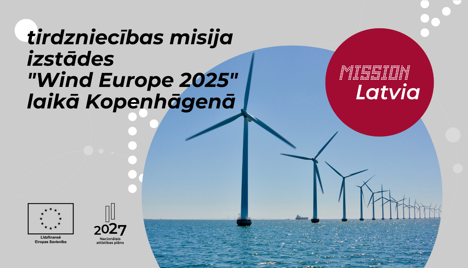 Tirdzniecības misija "Wind Europe" laikā