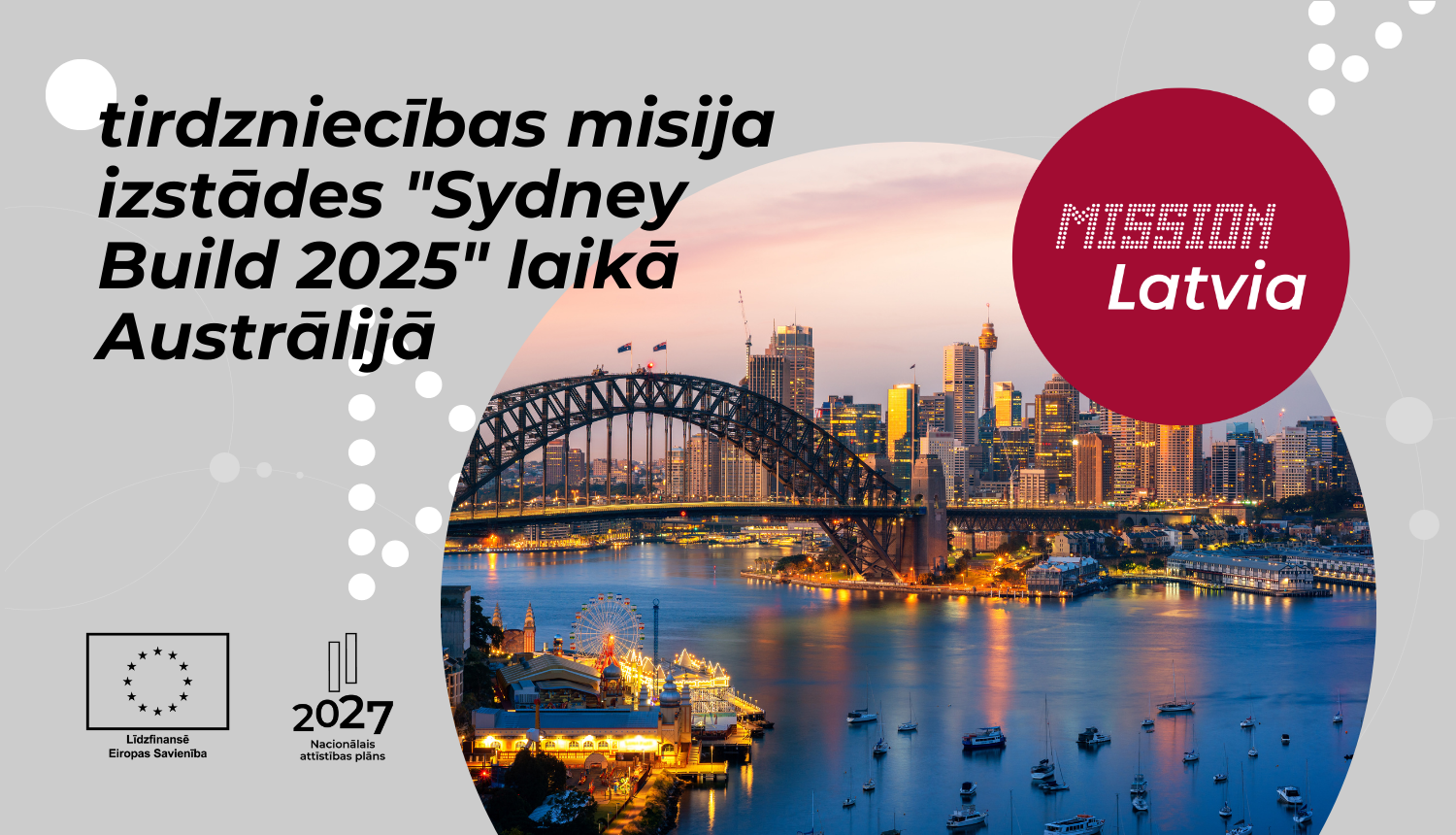 Tirdzniecības misija izstādes "Sydney Build 2025" laikā Austrālijā